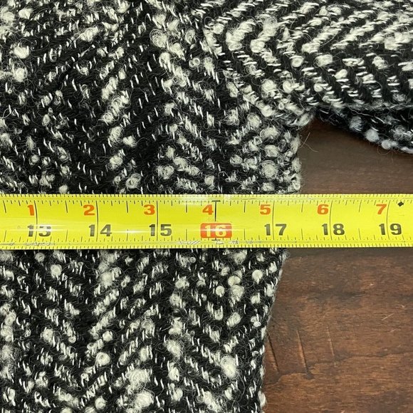 CAbi Size 4 Over The Moon Wool Tweed Osprey Mockingbird Moto Jacket Coat 529 - Picture 11 of 11